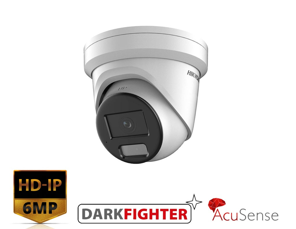 Hikvision DS-2CD2366G2H-I(U) 6 MP DarkFighter Fixed Turret Network Camera