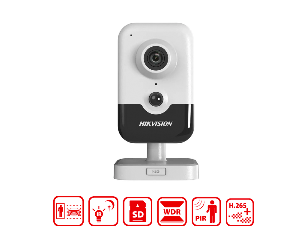 Hikvision DS-2CD2446G2-I 4 MP AcuSense Fixed Cube Network Camera (2.8 mm)