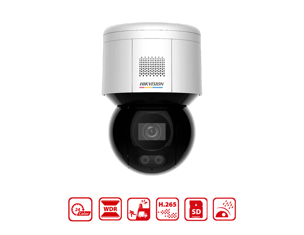 Hikvision DS-2DE3A400BW-DE(T5) 4 MP ColorVu Mini PT Dome Network Camera