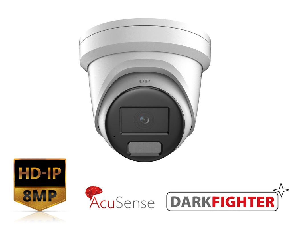 Hikvision DS-2CD2386G2H-IU 8 MP DarkFighter Fixed Turret Network Camera (2.8 mm)