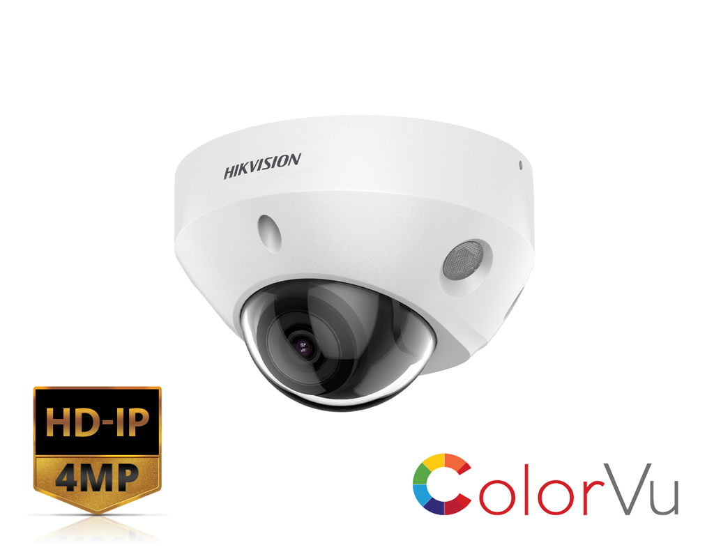Hikvision DS-2CD2547G2-LS(2.8MM)(C) 4 MP ColorVu Mini Dome Network Camera product image