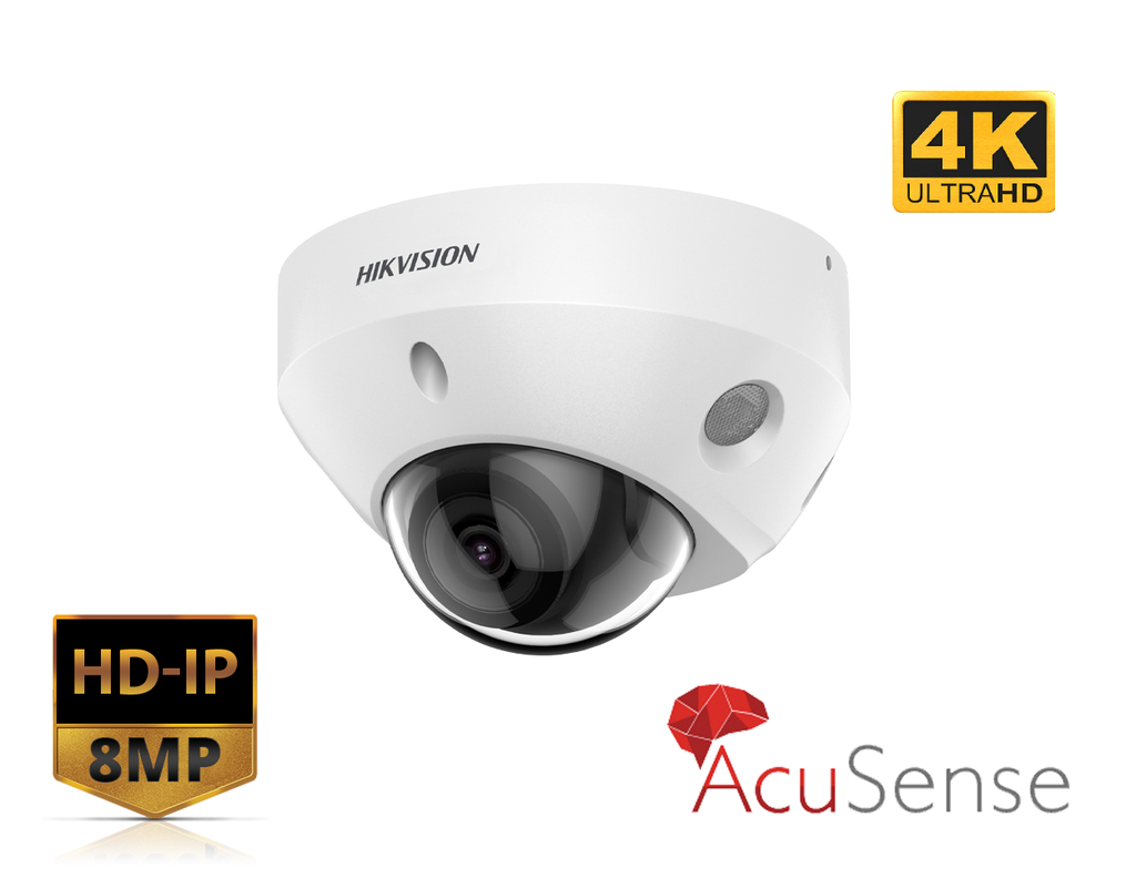 Hikvision DS-2CD2583G2-IS(2.8MM) 8 MP AcuSense Mini Dome Network Camera product image