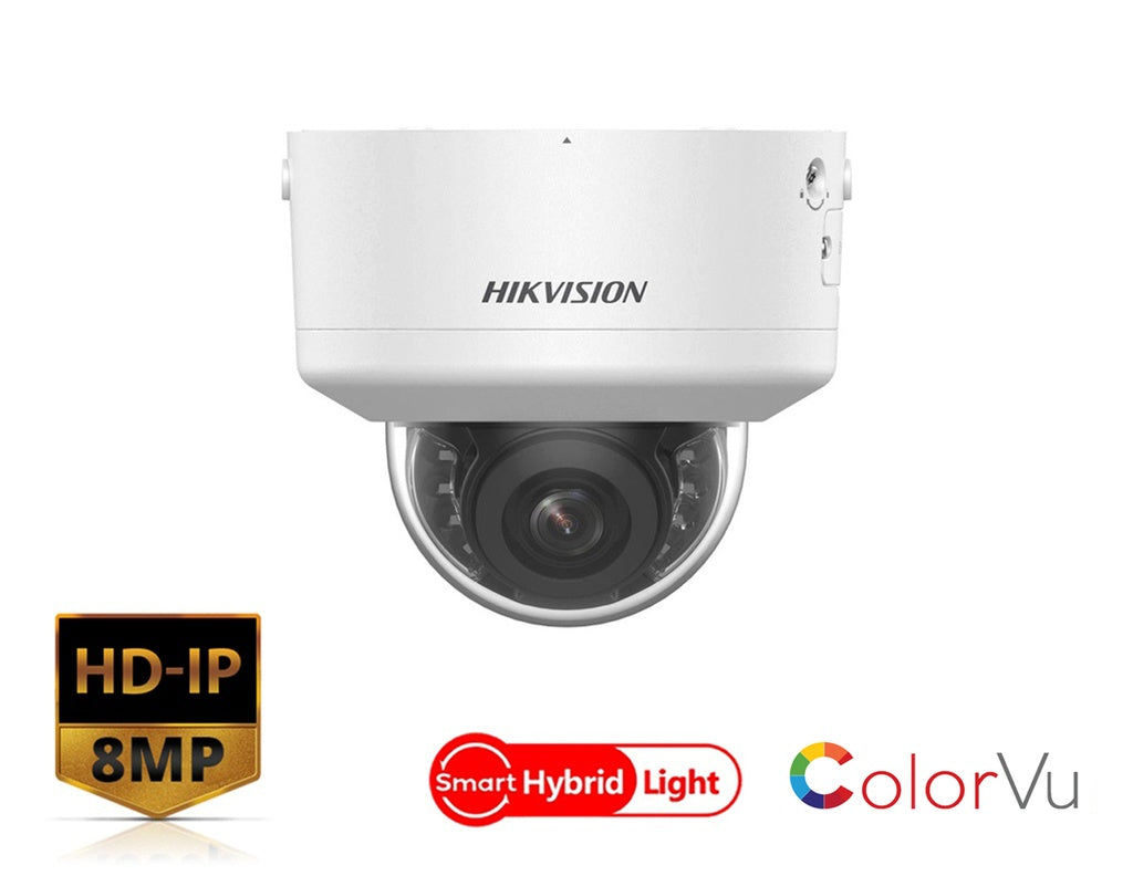Hikvision DS-2CD2787G2H-LIPTRZS2U/SL 8 MP ColorVu Smart Hybrid Light PTRZ Dome Camera product image