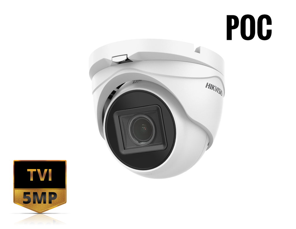 Hikvision DS-2CE79H0T-IT3ZE(2.7-13.5MM) 5 MP PoC Motorised Varifocal Turret Camera product image