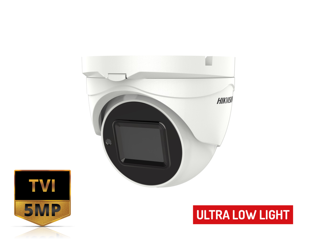 Hikvision DS-2CE79H8T-AIT3ZF 5 MP Ultra-Low-Light Motorised Varifocal Turret Camera product image