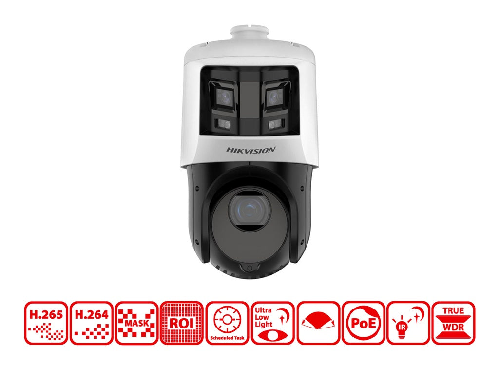 Hikvision DS-2SE4C425MWG-E/26(F0) TandemVu 6+4 MP 25× Panoramic PTZ Camera product image