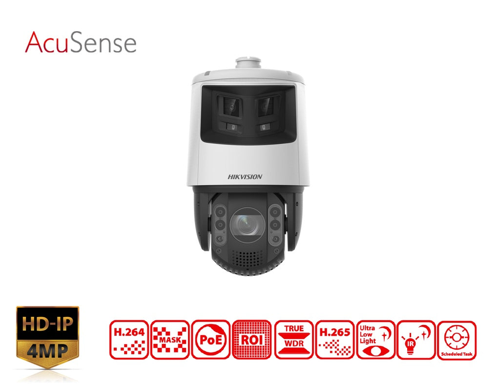 Hikvision DS-2SE7C432MWG-EB/26(F0) TandemVu 6+4 MP 32× ColorVu AcuSense Speed Dome product image