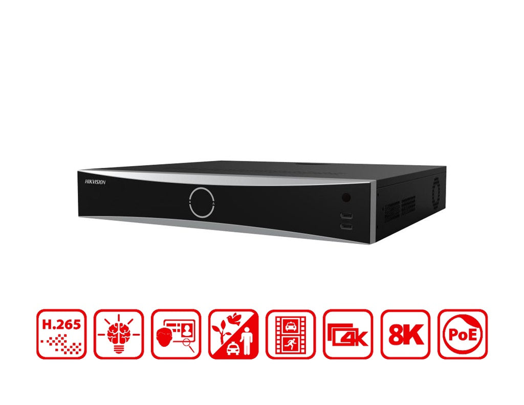 iDS-7716NXI-M4/16P/X - Hikvision 16-ch 1.5U 16 PoE 8K DeepinMind NVR product image