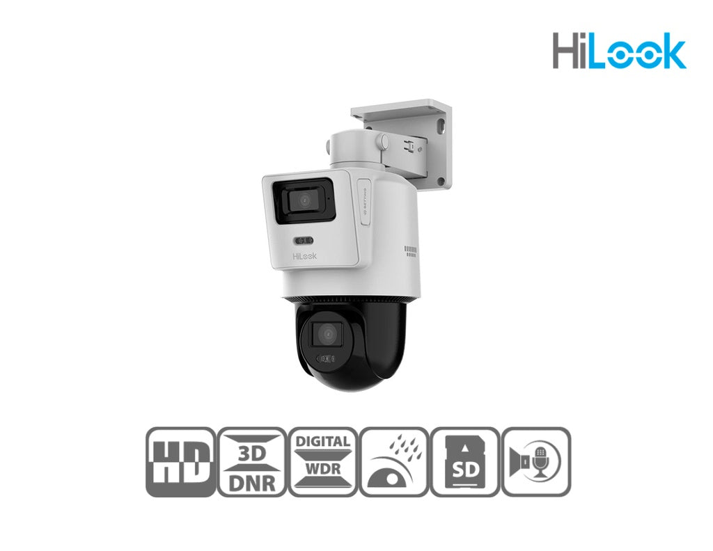HiLook TandemVu PTZ-N2D400M-DE/14 4MP+4MP PoE PT Network Camera